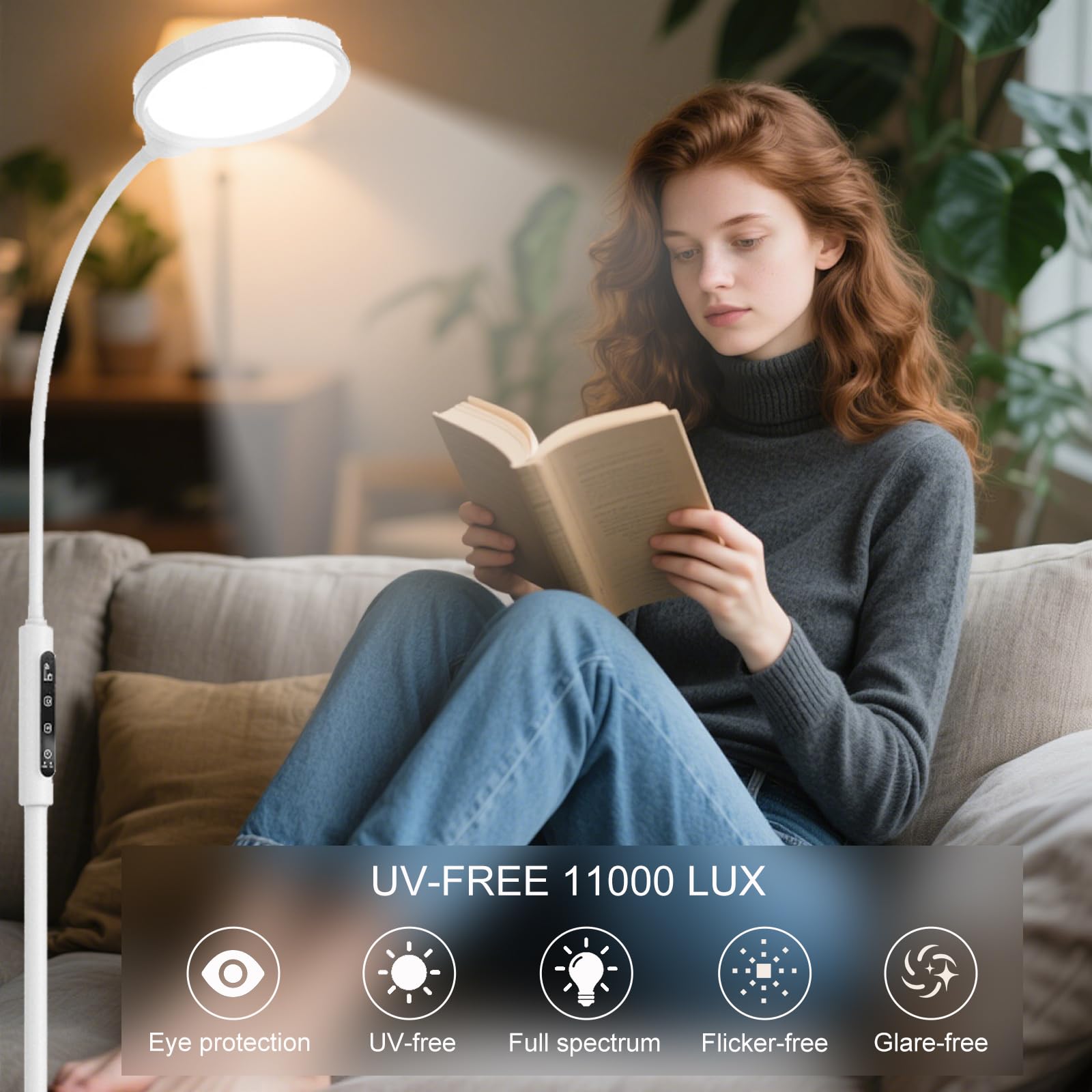 Morpholife lamp auto-memory recalls your last brightness and color temperature settings