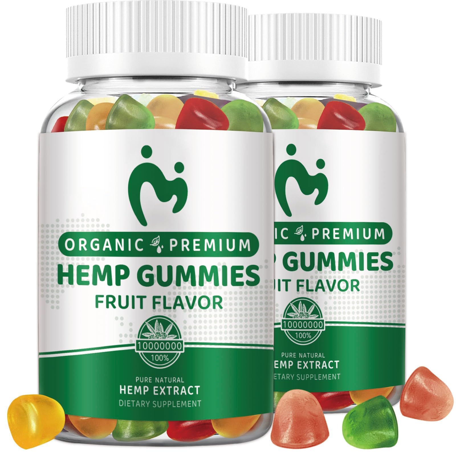 MOSRAY Hemp Gummies packaging highlights organic hemp extract for daily calm and relaxed evenings.