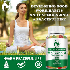 MOSRAY Hemp Gummies close-up reveals a natural chewy texture ideal for daily use.
