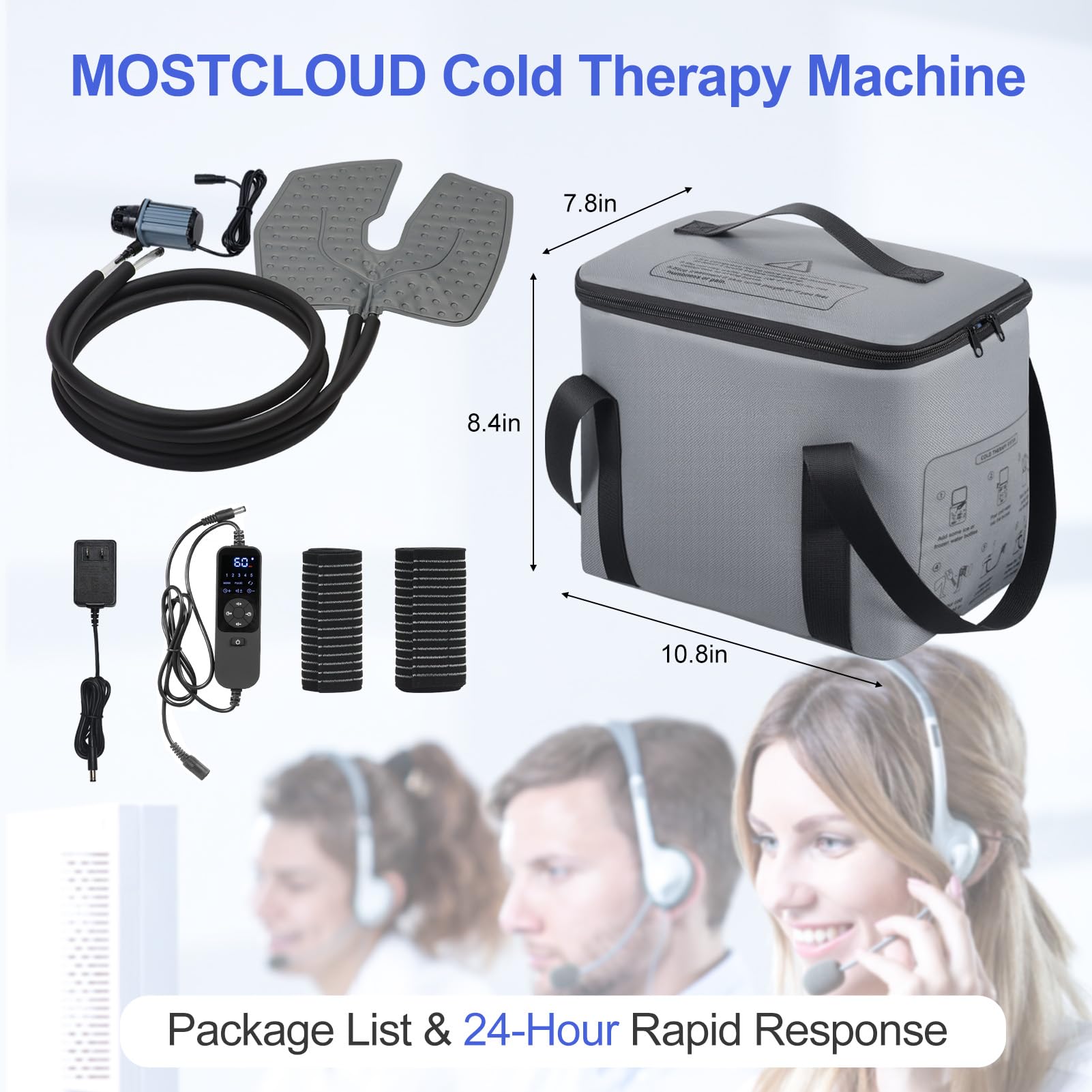 MOSTCLOUD leak-resistant secure straps ensure stable cooling