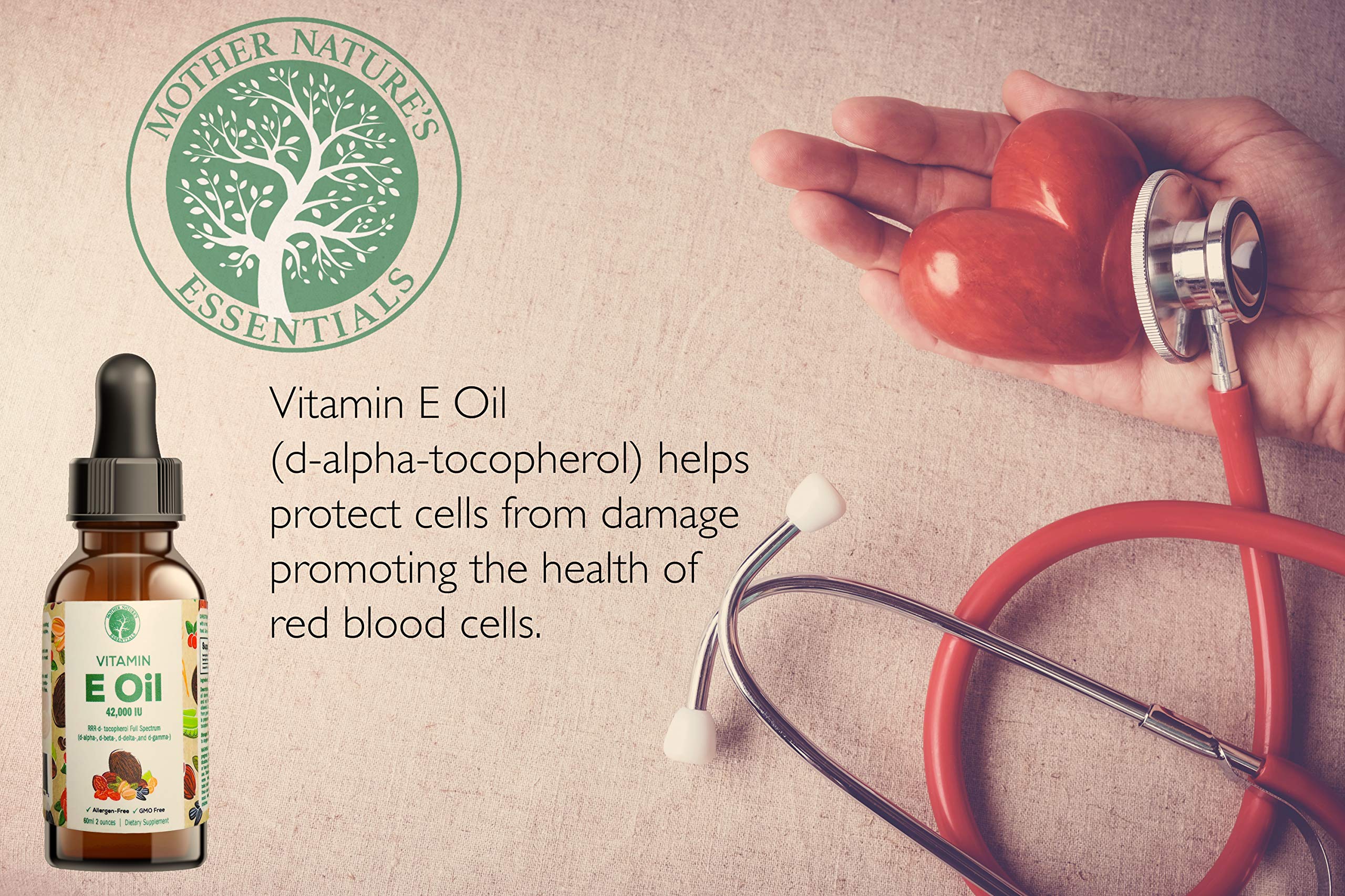 Mother Nature's Essentials non-deodorized vitamin E oil preserves aroma.