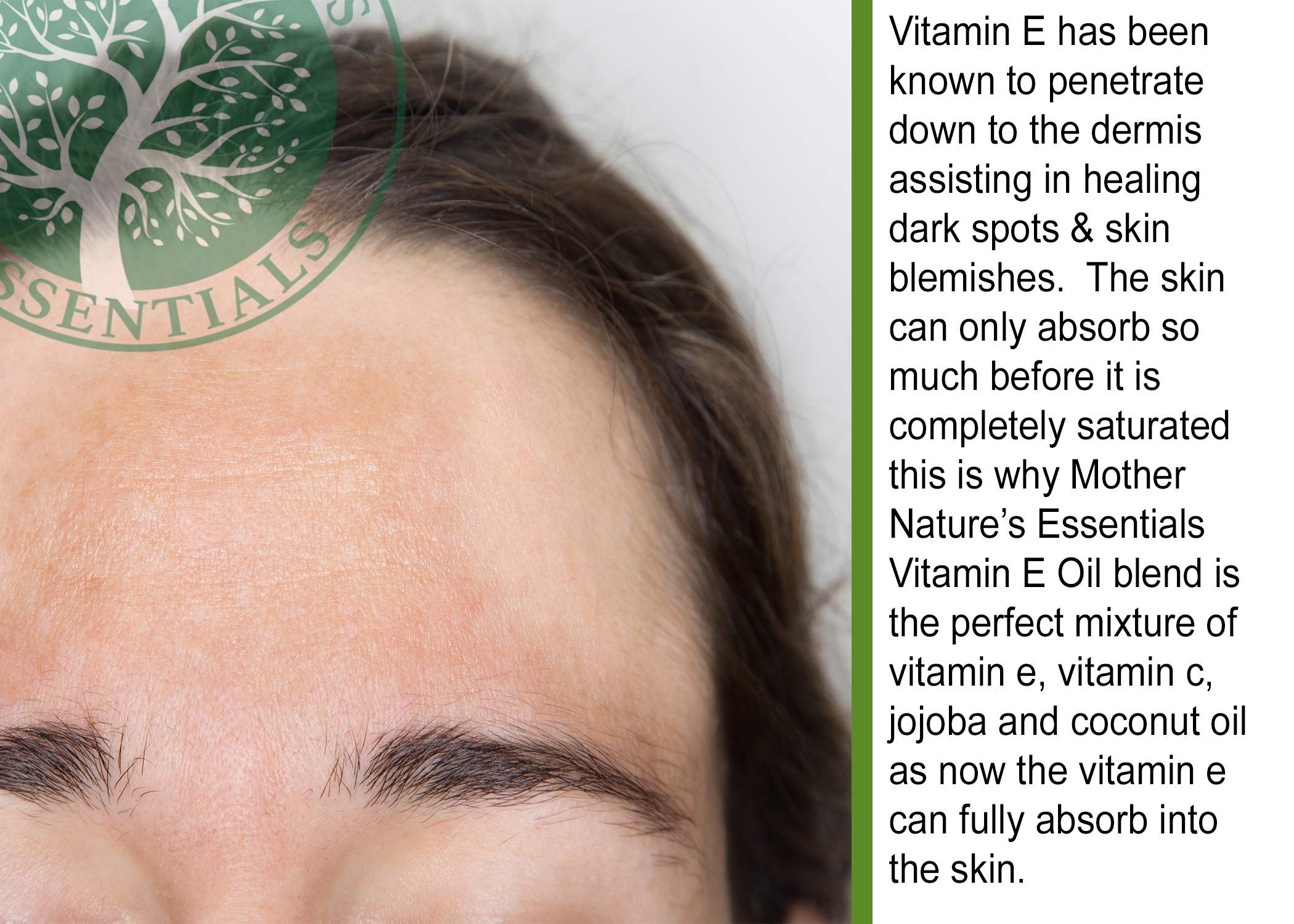 Coconut and jojoba oil blend visible in the bottle, signaling hydration potential for the skin.