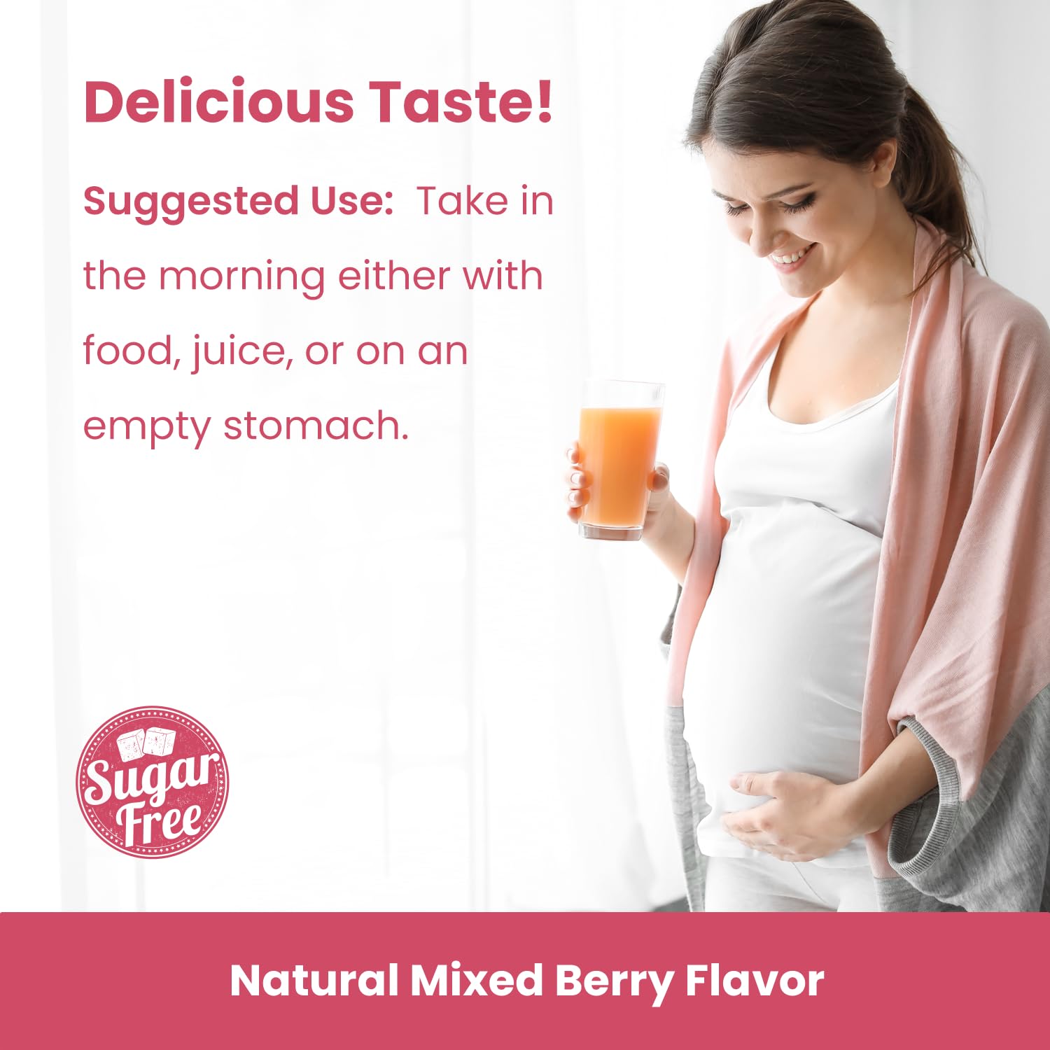 Mother's Promise allergen-free sugar-free formula suitable for sensitive diets.