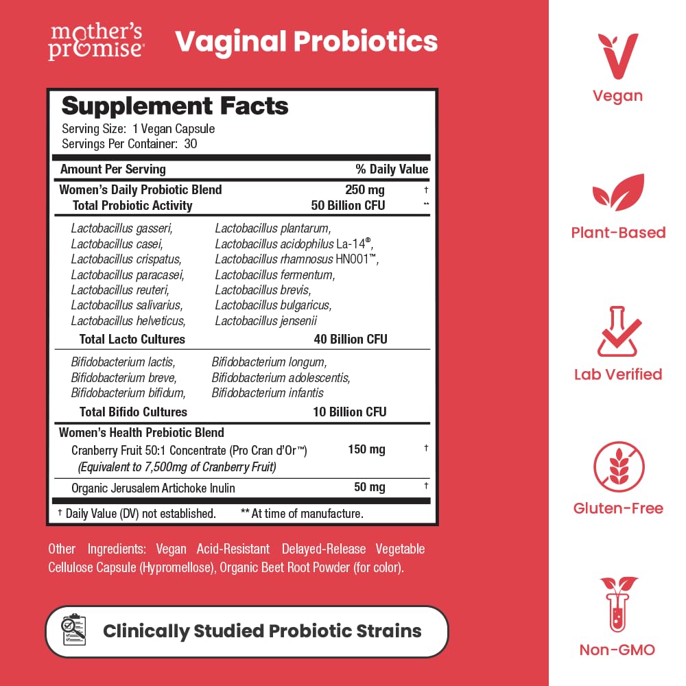 Mother's Promise USA-made, lab-tested purity and potency label