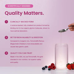 Mother’s Promise family using iron supplement at home for everyday wellness