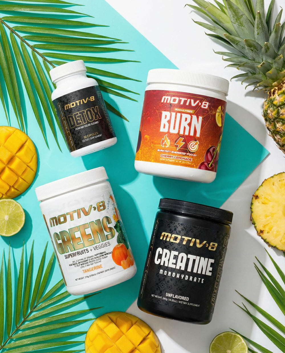 Motiv-8 Detox scoop ready for quick, convenient mixing