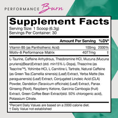Motiv-8 pre-workout scoop with powder ready to mix for quick focus