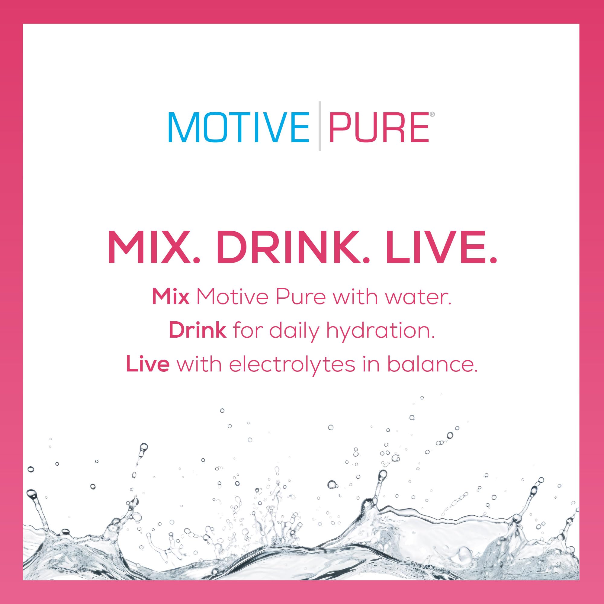 MOTIVE PURE 32 oz bottle with label visible for quick prep.