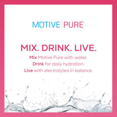 MOTIVE PURE 32 oz bottle with label visible for quick prep.