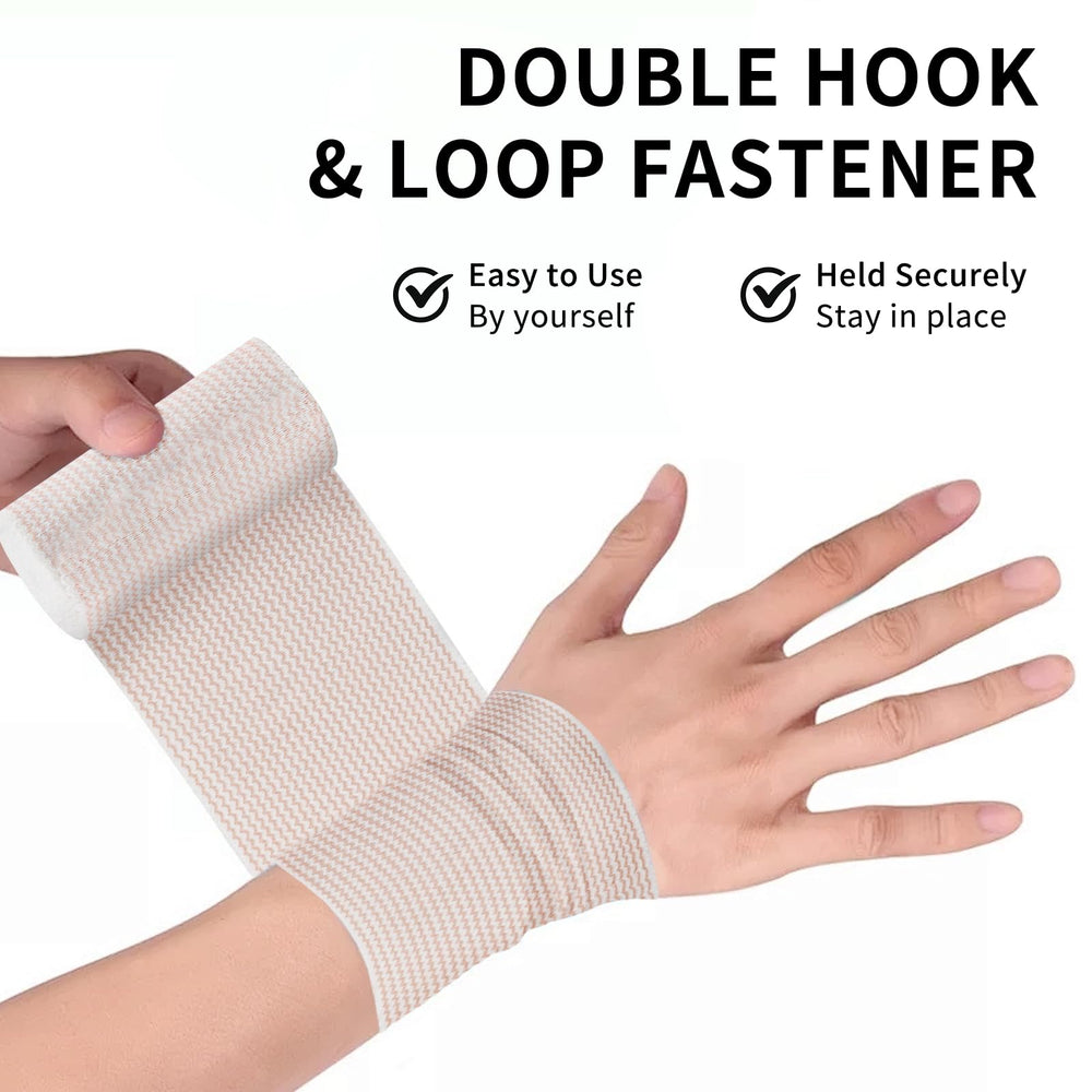 Motroce washable and reusable wrap stays elastic after multiple uses.