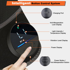 MOTUSANA rechargeable knee massager for cordless, flexible use at home.