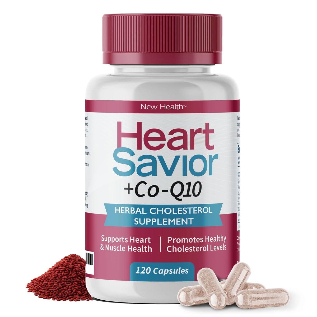 Mountain Health CoQ10 bottle showing a daily wellness routine.