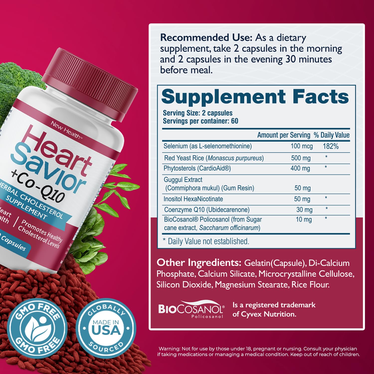 Mountain Health niacin tablets designed for daily support.