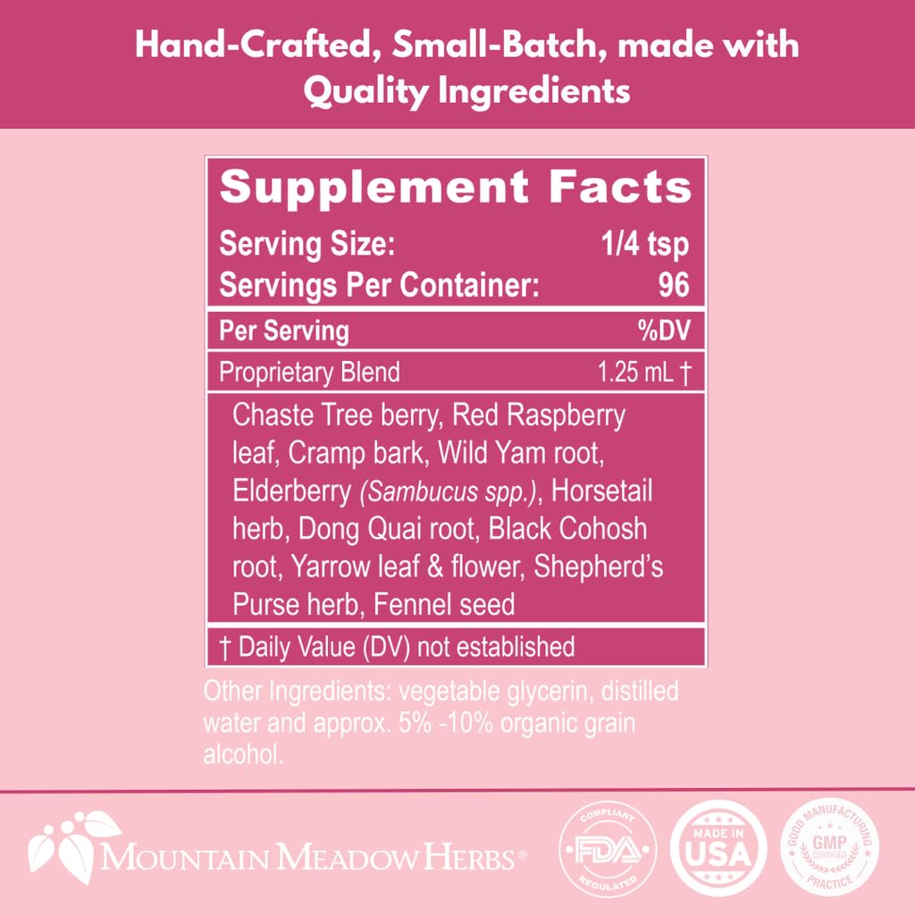 Mountain Meadow Herbs cramp bark image emphasizes targeted comfort.