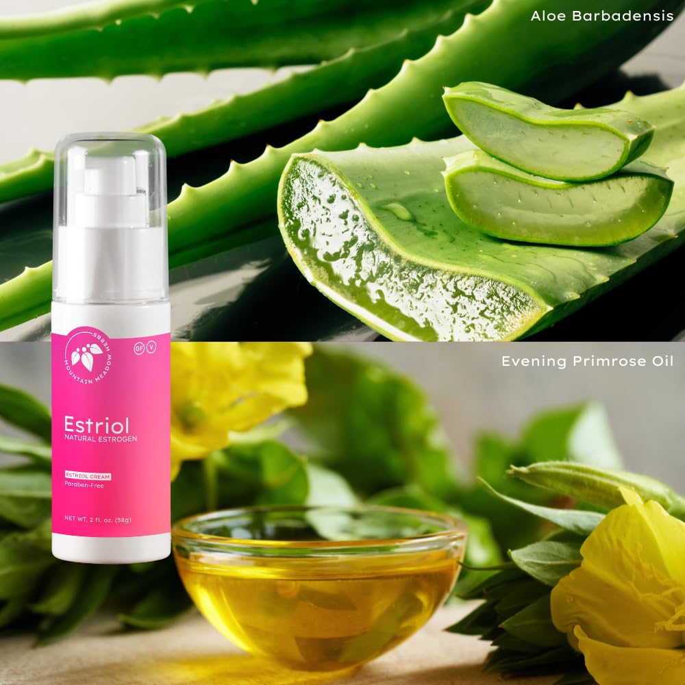 Estriol Cream abdomen application by Mountain Meadow Herbs for convenient routine.