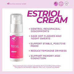 Estriol Cream inner-arm application by Mountain Meadow Herbs for targeted relief.