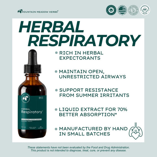 Mountain Meadow Herbs Herbal Respiratory bottle pour for on-the-go airways support