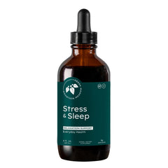 Mountain Meadow Herbs Stress & Sleep bottle pour promotes a calm mind with daily use.