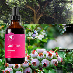 Mountain Meadow Herbs Vari-Plex packaging photo conveys daily-use wellness benefits