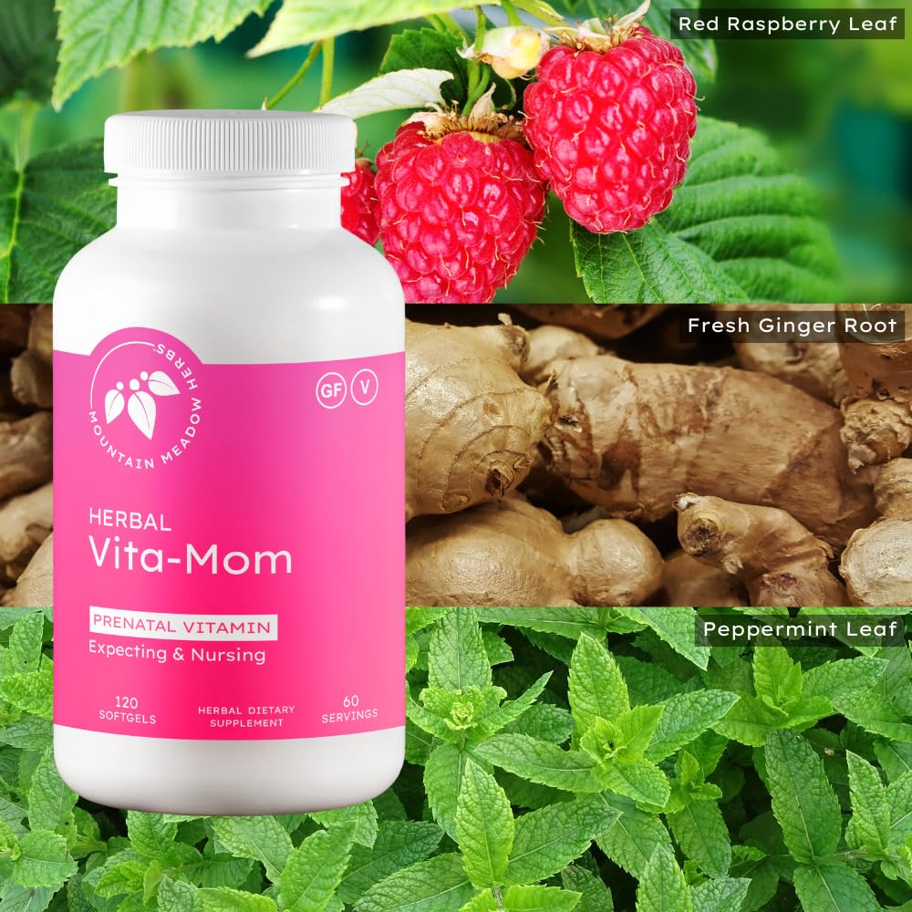 Daily-use scene with water and Vita-MOM softgels