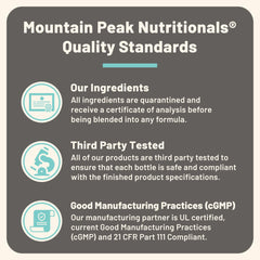 Mountain Peak Adrenal B Complex pour capsules for daily use.