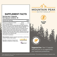 Mountain Peak Liver C capsules on white surface suggest convenient, consistent daily intake.