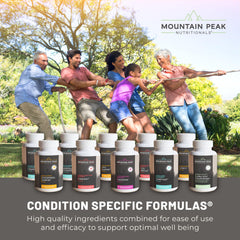 Mountain Peak Energy Formula mixed with water forms a smooth orange drink