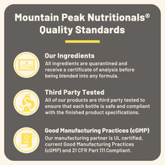 Mountain Peak Nutritionals Prostate packaging on desk with lifestyle setting.