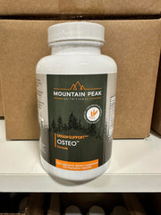 Mountain Peak Osteo ingredients panel for informed bone health choices