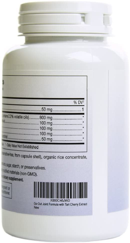 Mountain Song Go Out Relief capsule close-up highlighting daily joint support capsules.