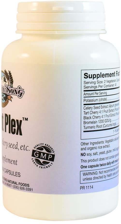 Mountain Song Go Out Relief capsules pack emphasizing non-GMO formula.