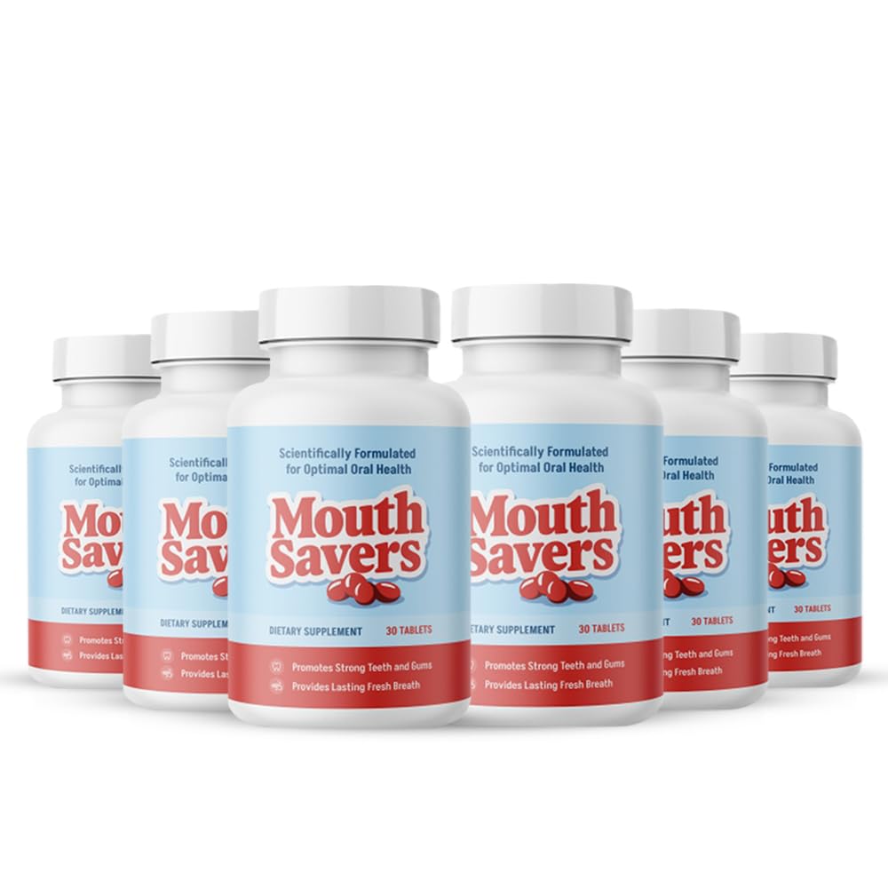 Mouth Savers 5-in-1 oral care pack with mint candy for daily enamel support.