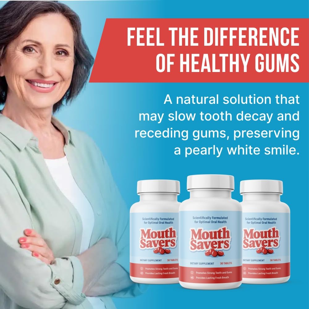 MOUTH SAVERS travel-friendly pack ready for on-the-go oral care.
