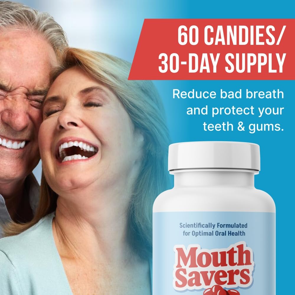 MOUTH SAVERS two-piece daily-use format for quick, easy mouth refreshment.