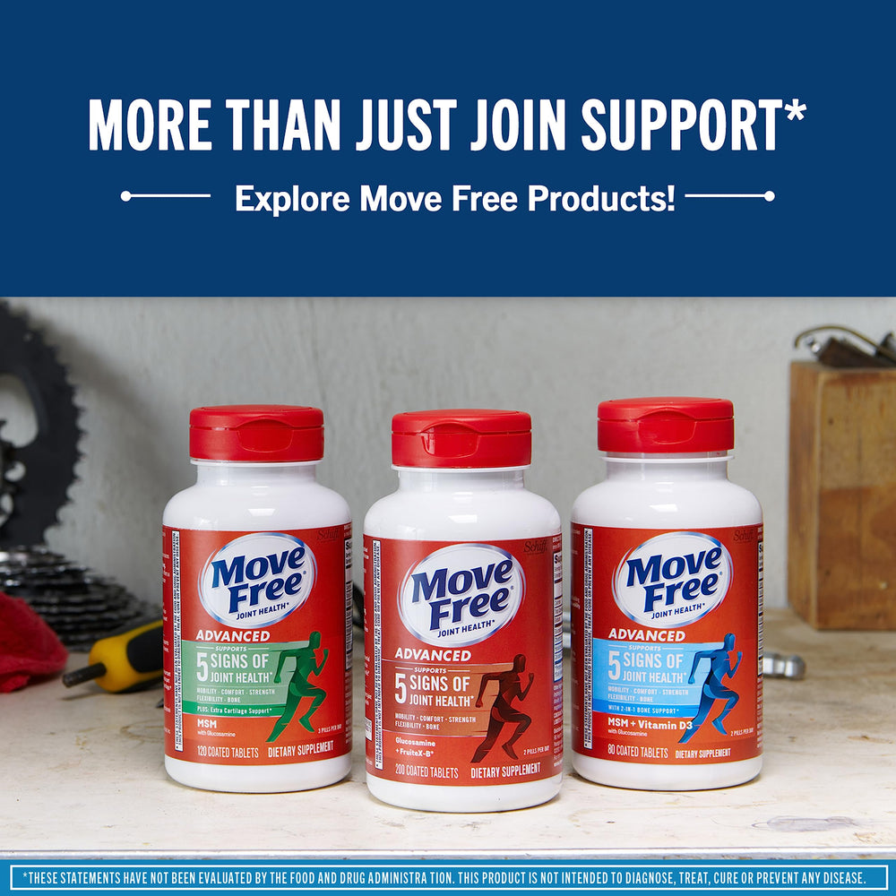 Move Free Advanced UNIFLEX mineral complex supports joints with proven comfort