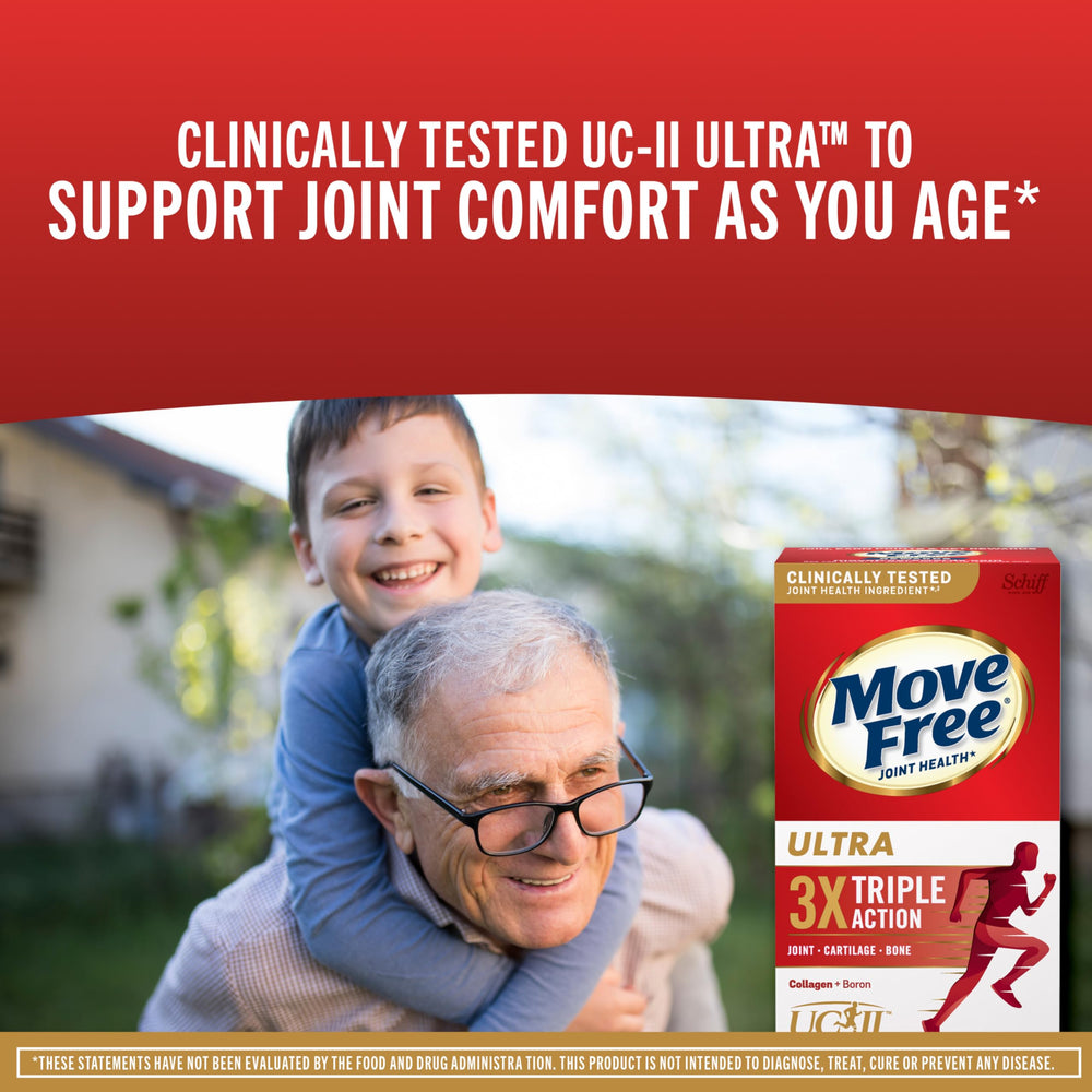 Move Free Ultra bone-and-cartilage-support tablet demonstrates daily use