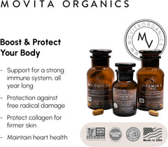 Movita immunity-support visual suggesting weekday wellness.