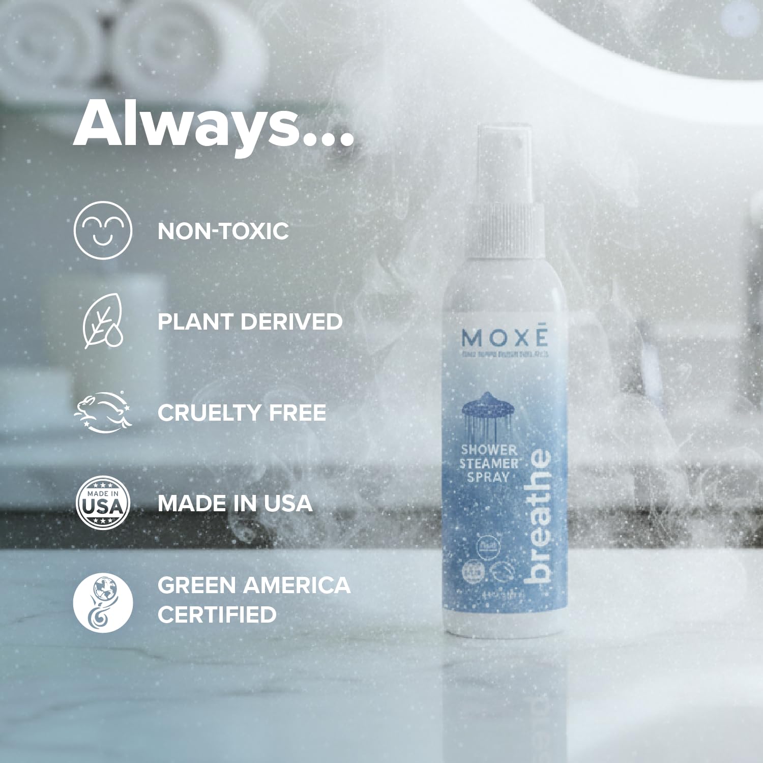 MOXE Breathe packaging appears gift-ready for aromatherapy enthusiasts.