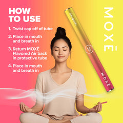 MOXE Daiquiri Air Inhaler wintermint dispense highlights long-lasting aroma