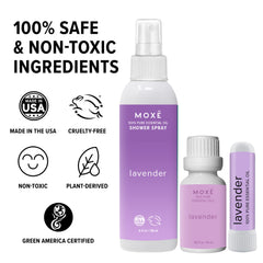 MOXE Gift-ready lavender aromatherapy box for easy gifting