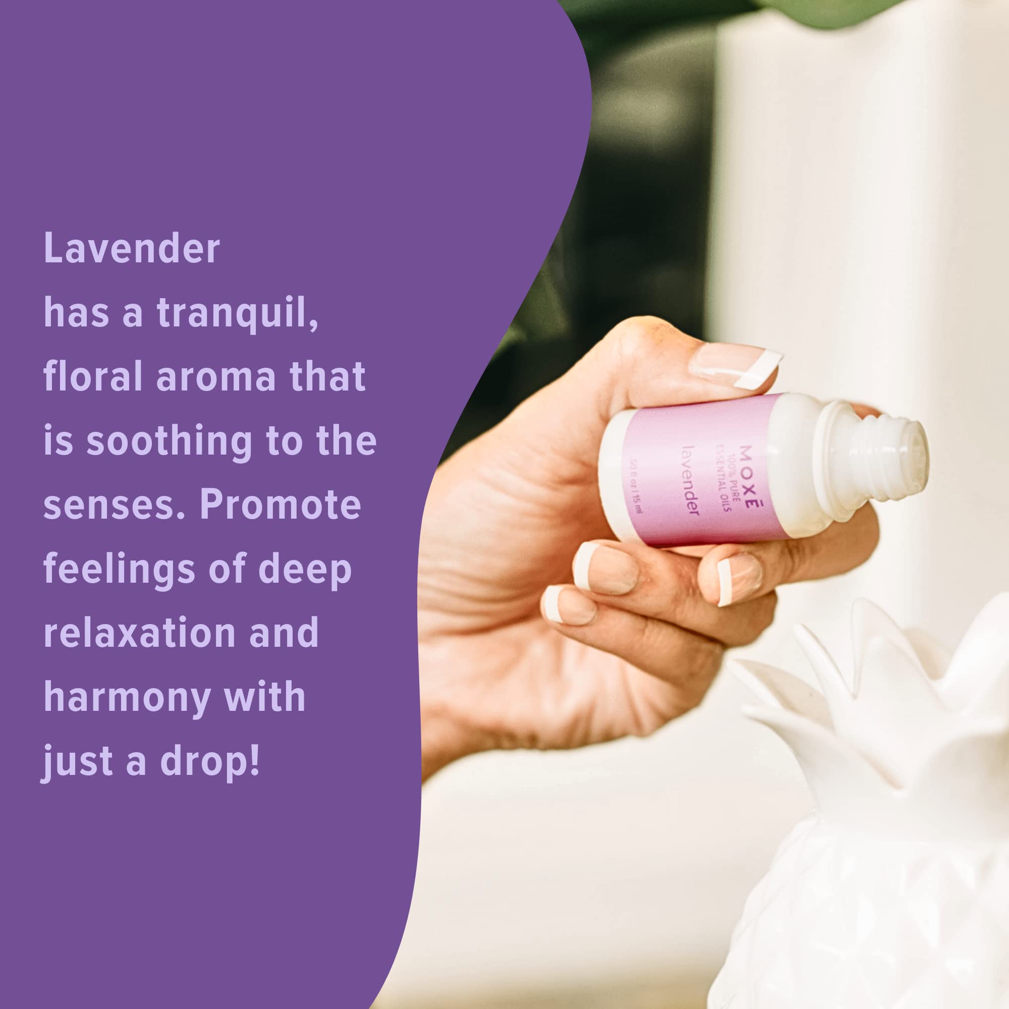 MOXE Portable nasal inhalers for on the go lavender aromatherapy