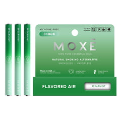 MOXE spearmint air inhaler front view for quick refreshing aroma