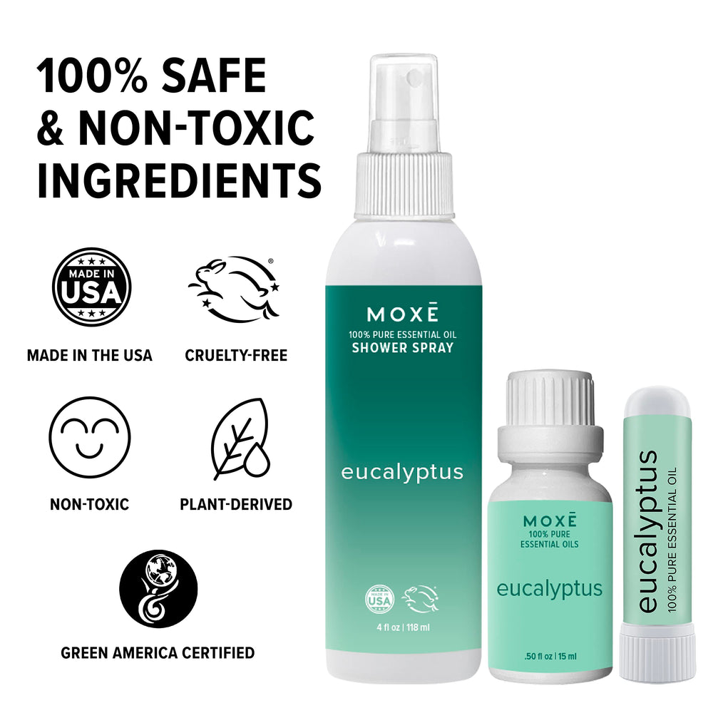 MOXE therapeutic-grade ingredients emphasize safe, high-quality aromatherapy options.