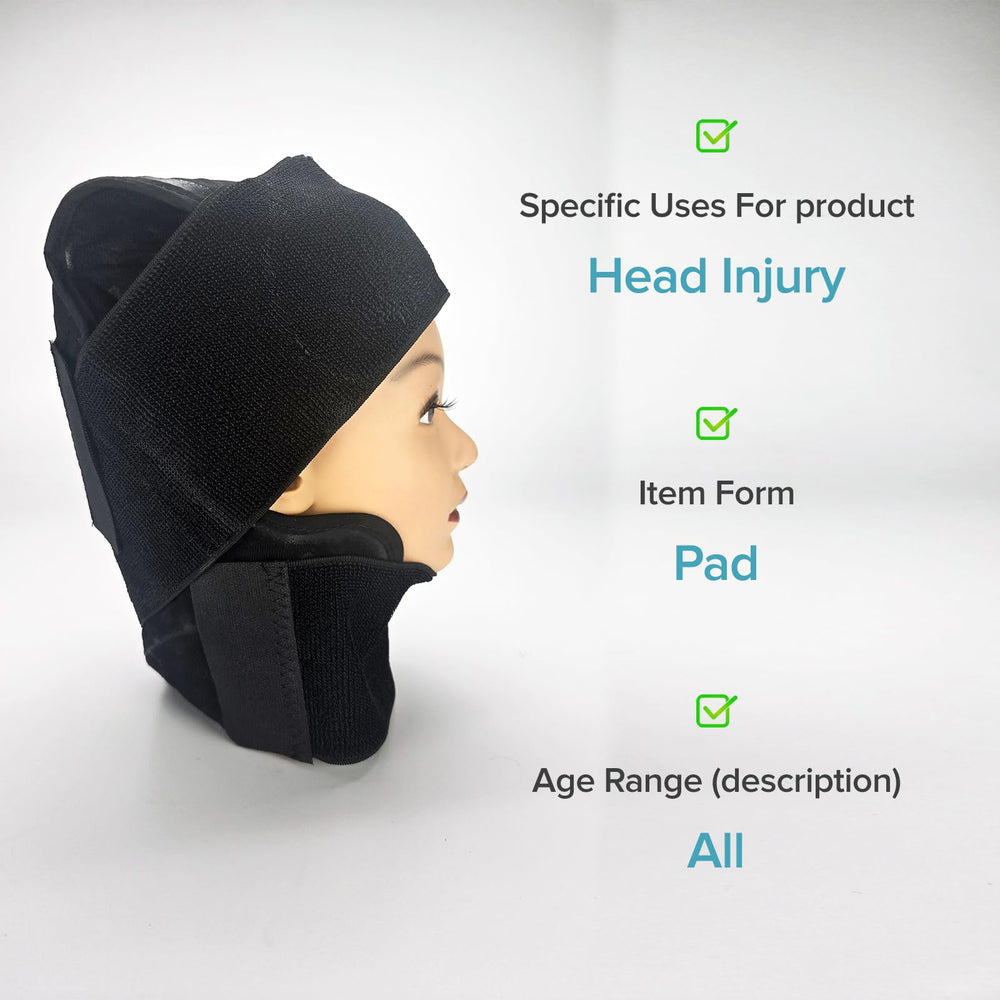 MPM head therapy cooling pad delivering focused cranial relief during sessions.
