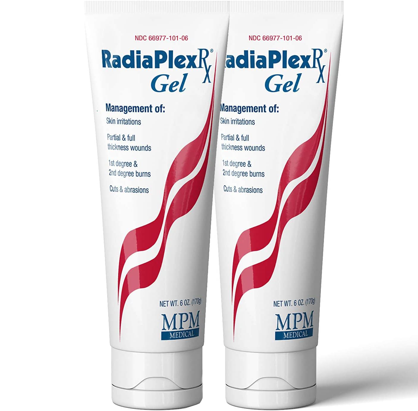 RadiaPlex Rx packaging showing two tubes and a bonus sample.