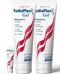 MPM Medical RadiaPlex Rx Wound Gel 6 oz tube for skin protection during radiation care.