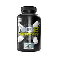 MRI Performance NO2 original bottle front promoting nitric oxide support for better blood flow.