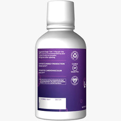 MRM CoQ-10 L-Carnitine liquid orange-vanilla flavor for daily use