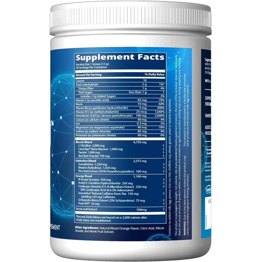 MRM Driven pre-workout scoop measuring a serving