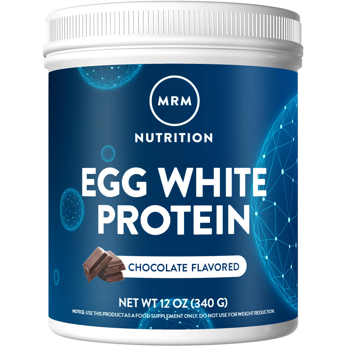 MRM Egg White Protein Chocolate powder for shakes and baking, delivering clean, high-quality protein.
